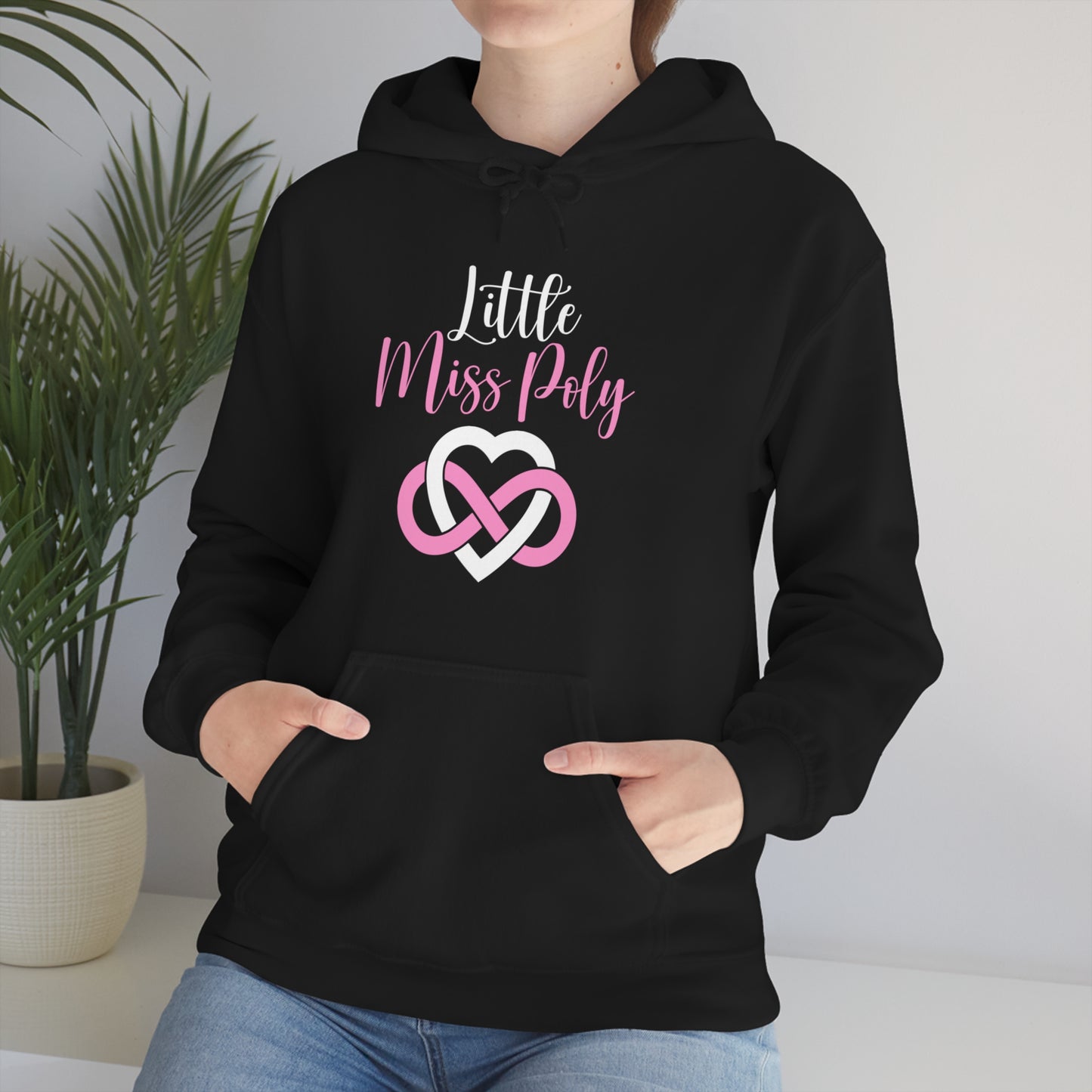 Little Miss Poly Unisex Heavy Blend™ Hooded Sweatshirt
