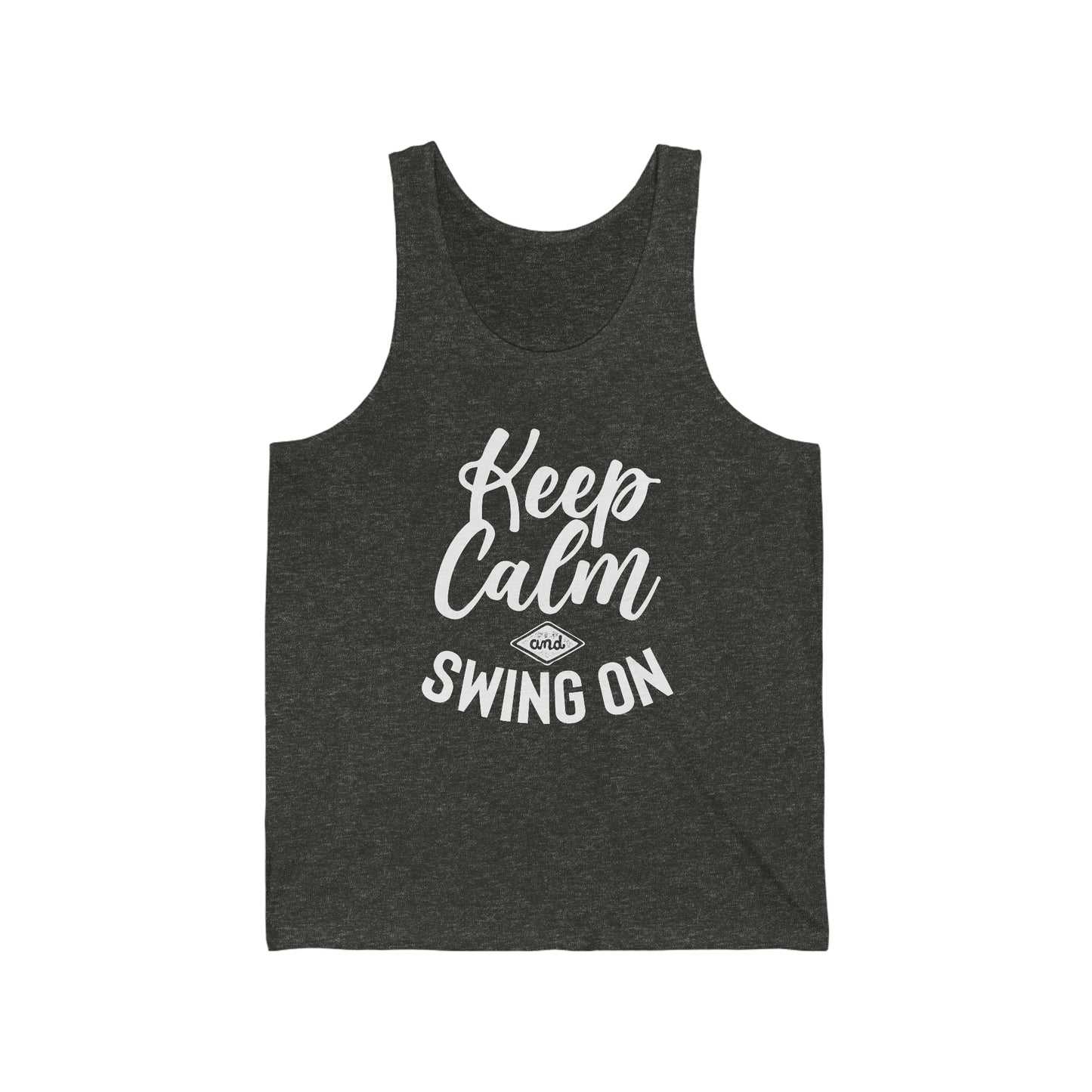 Keep Calm And Swing On Unisex Jersey Tank