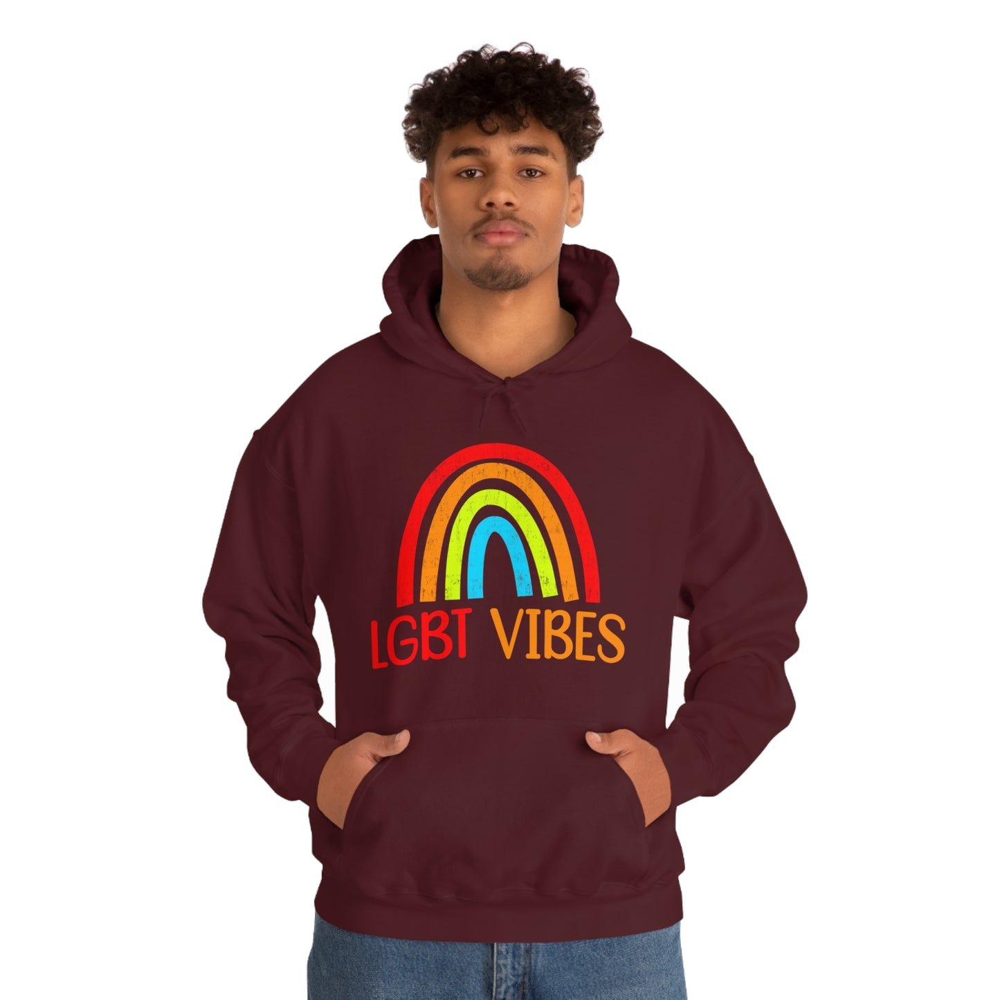 LGBT Vibes Unisex Heavy Blend™ Hooded Sweatshirt