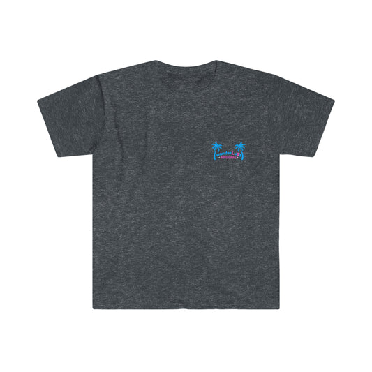 wanderLuSt ADVENTURES Left Chest Logo Unisex Softstyle T-Shirt