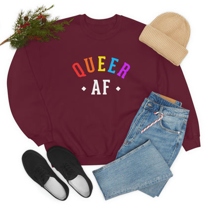 Queer AF Unisex Sweatshirt