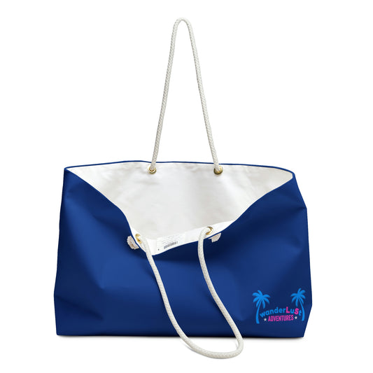 wanderLuSt ADVENTURES Royal Small Logo Weekender Lifestyle Beach Travel Bag