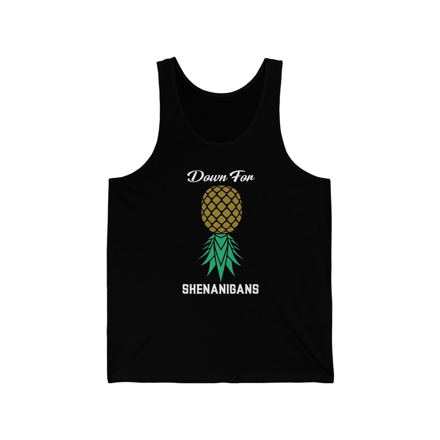 Down For Shenanigans Unisex Jersey Tank