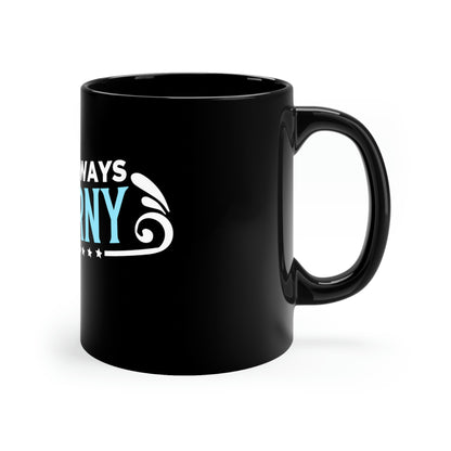 ALways Horny Black Mug