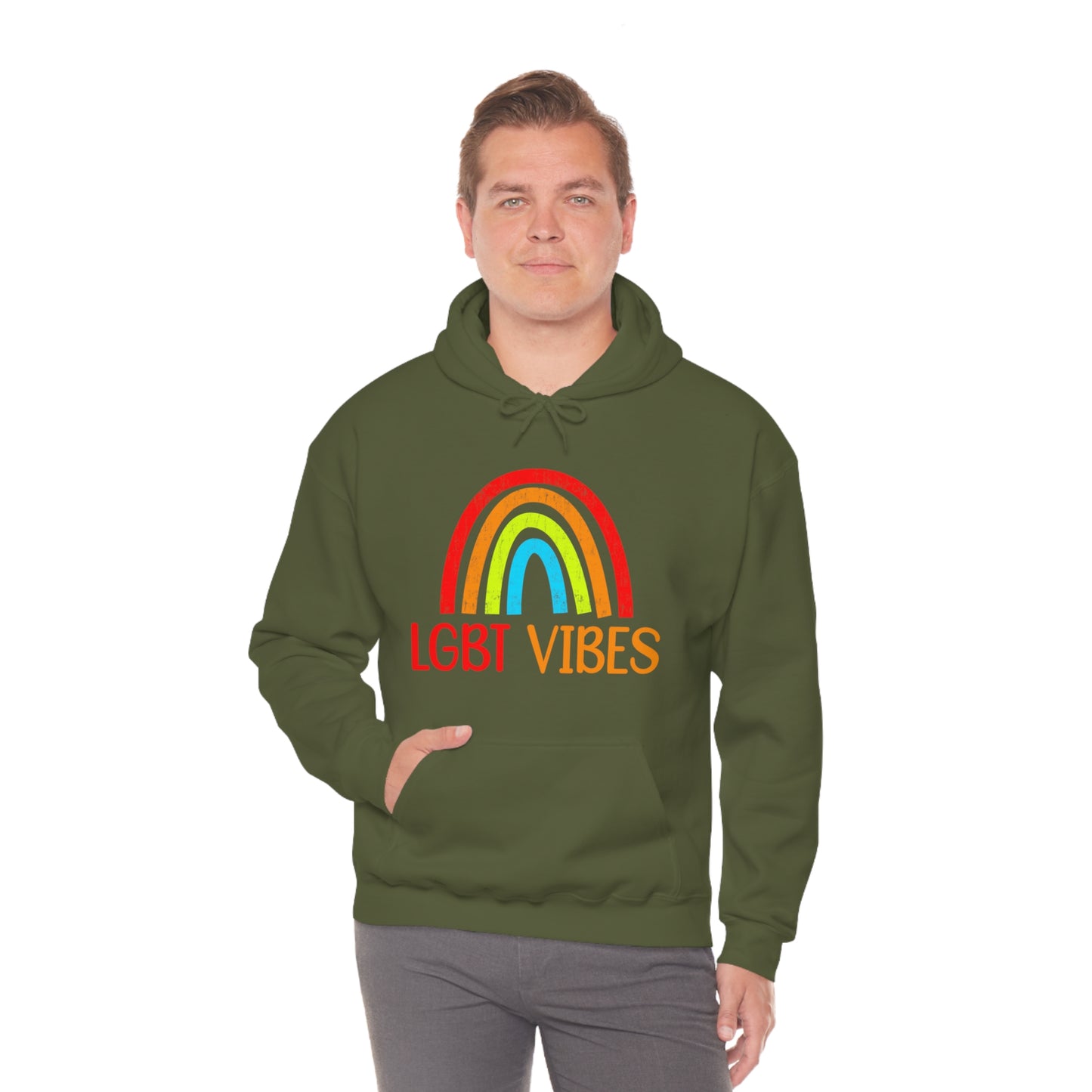 LGBT Vibes Unisex Heavy Blend™ Hooded Sweatshirt