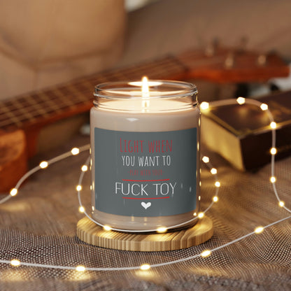 F*ck Toy Sexy Time Scented Soy Candle, 9oz