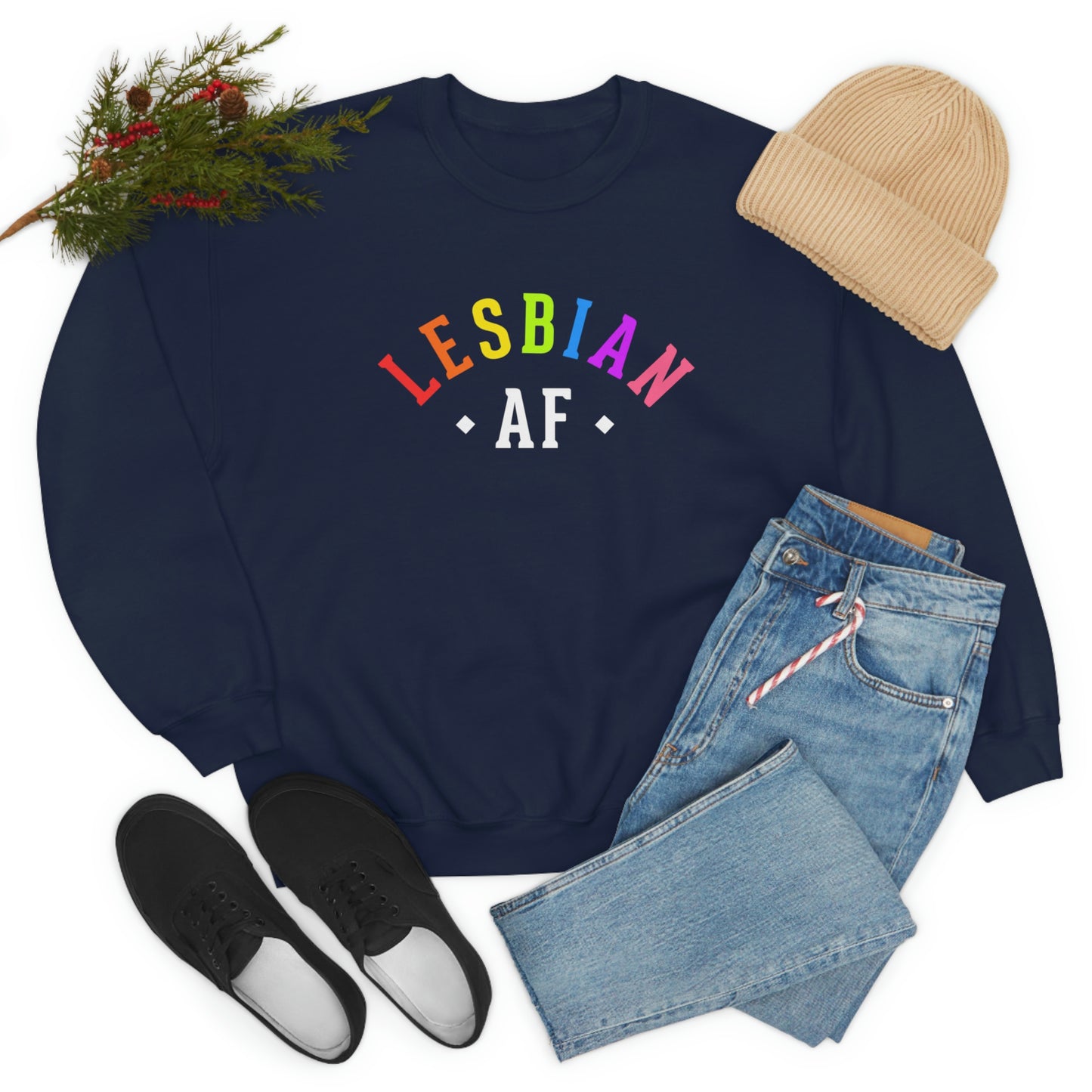 Lesbian AF Unisex Sweatshirt