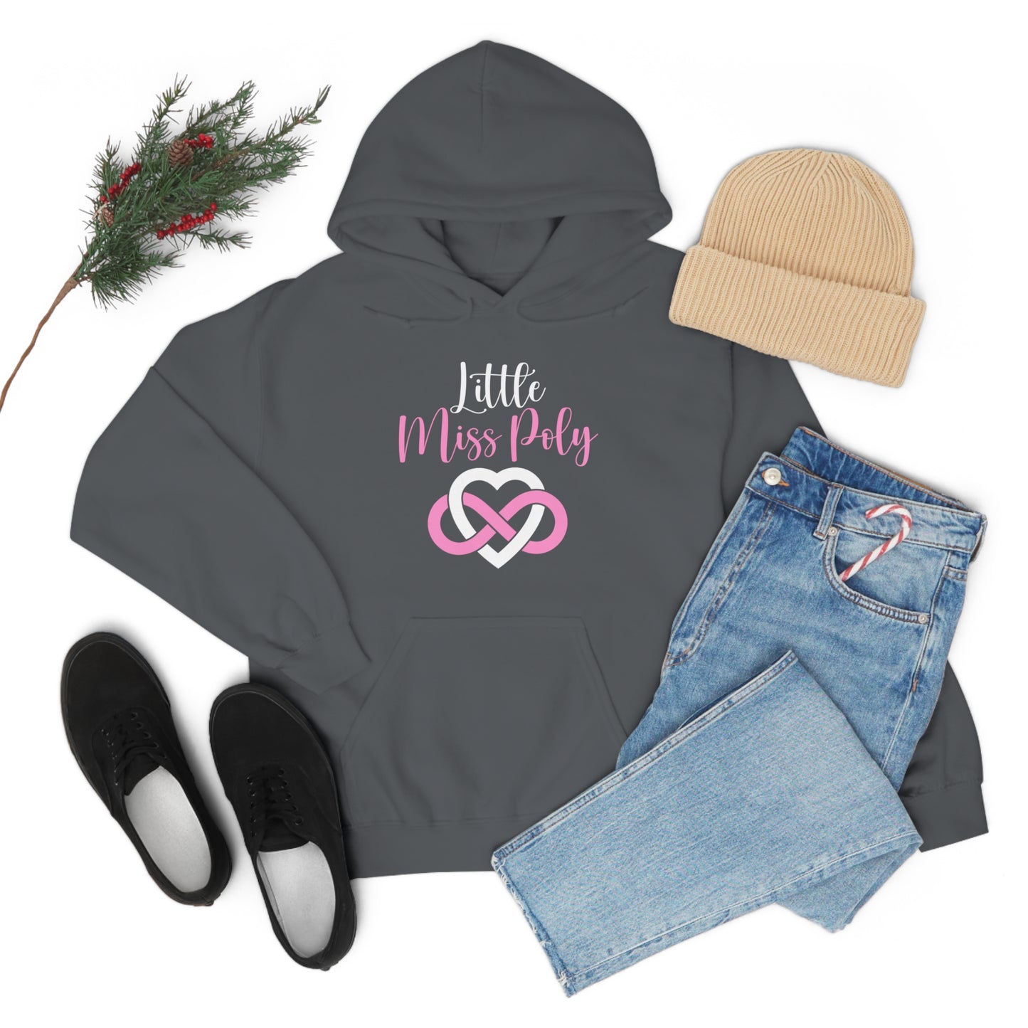 Little Miss Poly Unisex Heavy Blend™ Hooded Sweatshirt