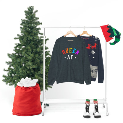 Queer AF Unisex Sweatshirt