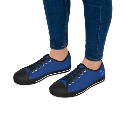 wanderLuSt ADVENTURES Blue Women's Low Top Sneakers