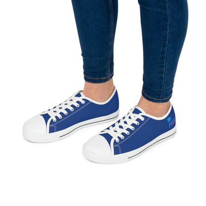 wanderLuSt ADVENTURES Blue Women's Low Top Sneakers