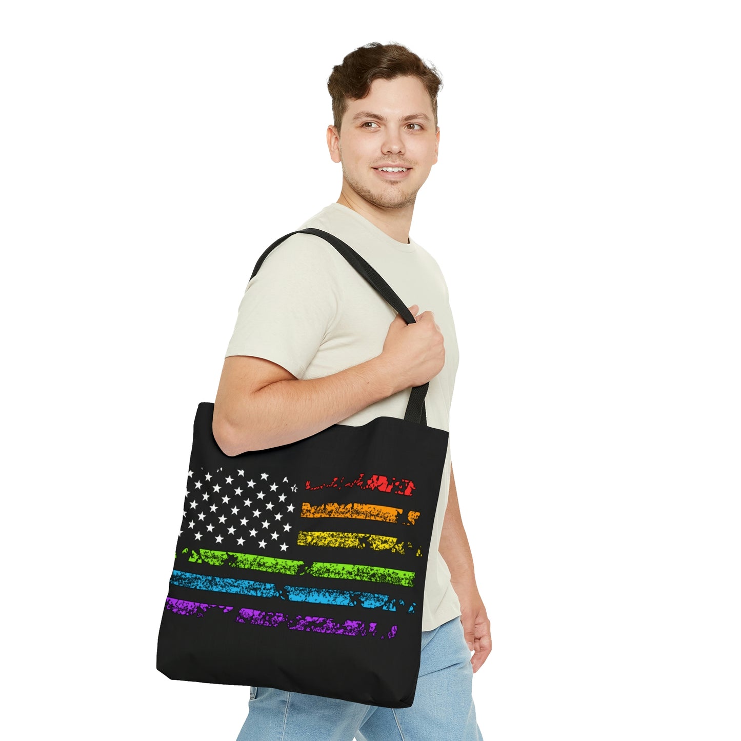 LGBT Flag Tote Bag (AOP)