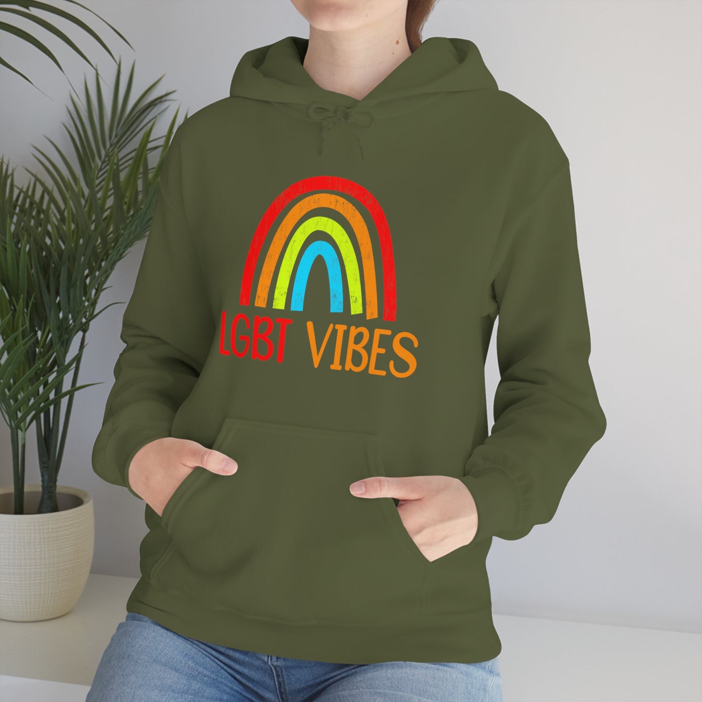 LGBT Vibes Unisex Heavy Blend™ Hooded Sweatshirt