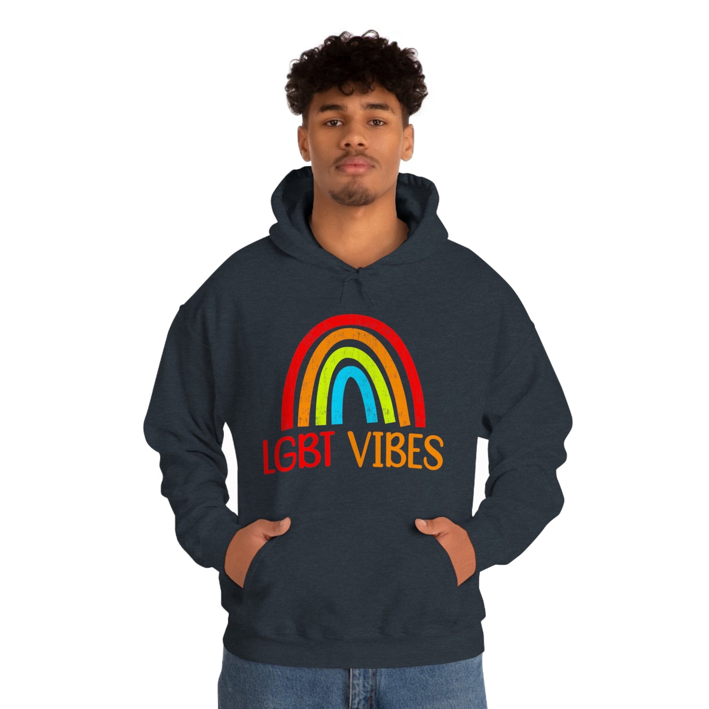 LGBT Vibes Unisex Heavy Blend™ Hooded Sweatshirt