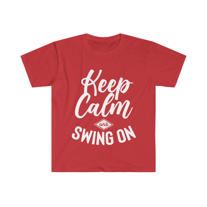 Keep Calm And Swing On Unisex Softstyle T-Shirt