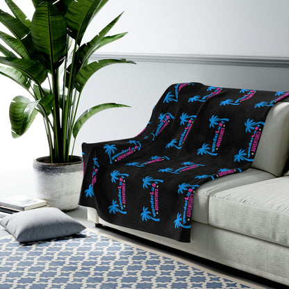 wanderLuSt ADVENTURES pattern Velveteen Plush Blanket