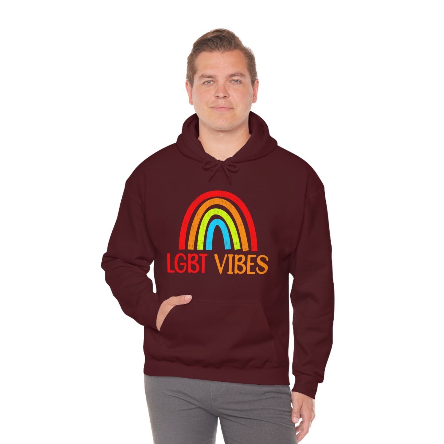 LGBT Vibes Unisex Heavy Blend™ Hooded Sweatshirt