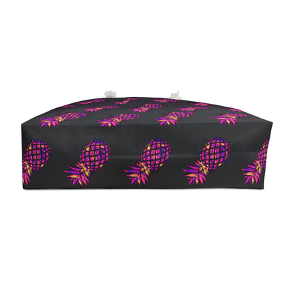 Pineapple Lovers Black Weekender Lifestyle Beach Travel Bag