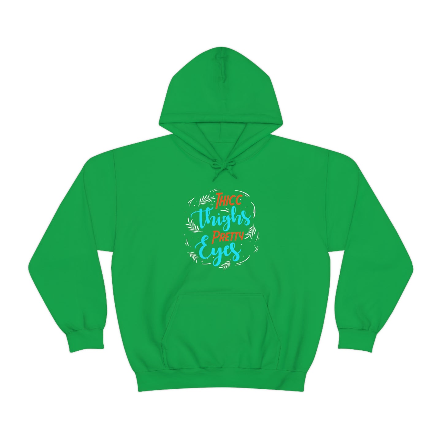 Thicc Thighs Pretty Eyes Unisex Heavy Blend™ Hooded Sweatshirt