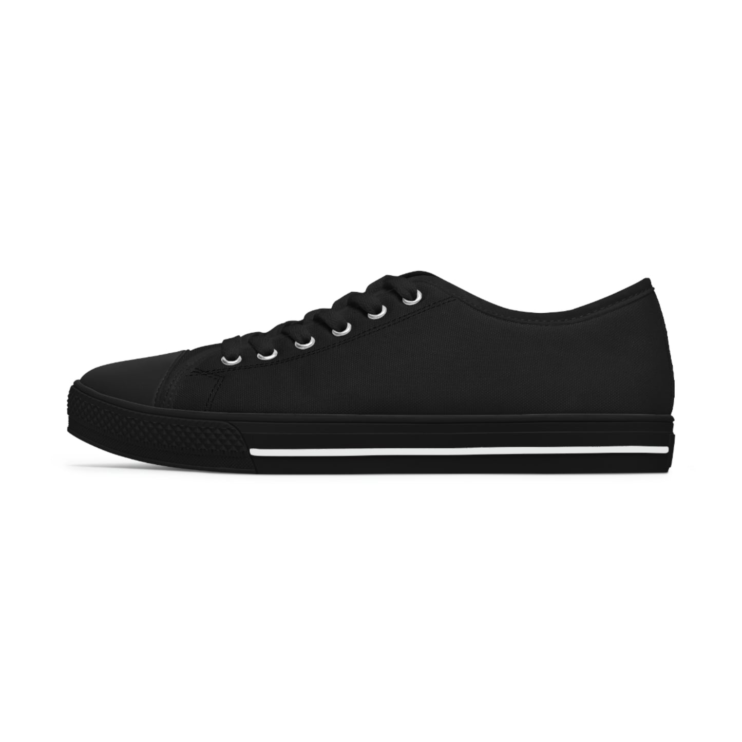 wanderLuSt ADVENTURES Black Women's Low Top Sneakers